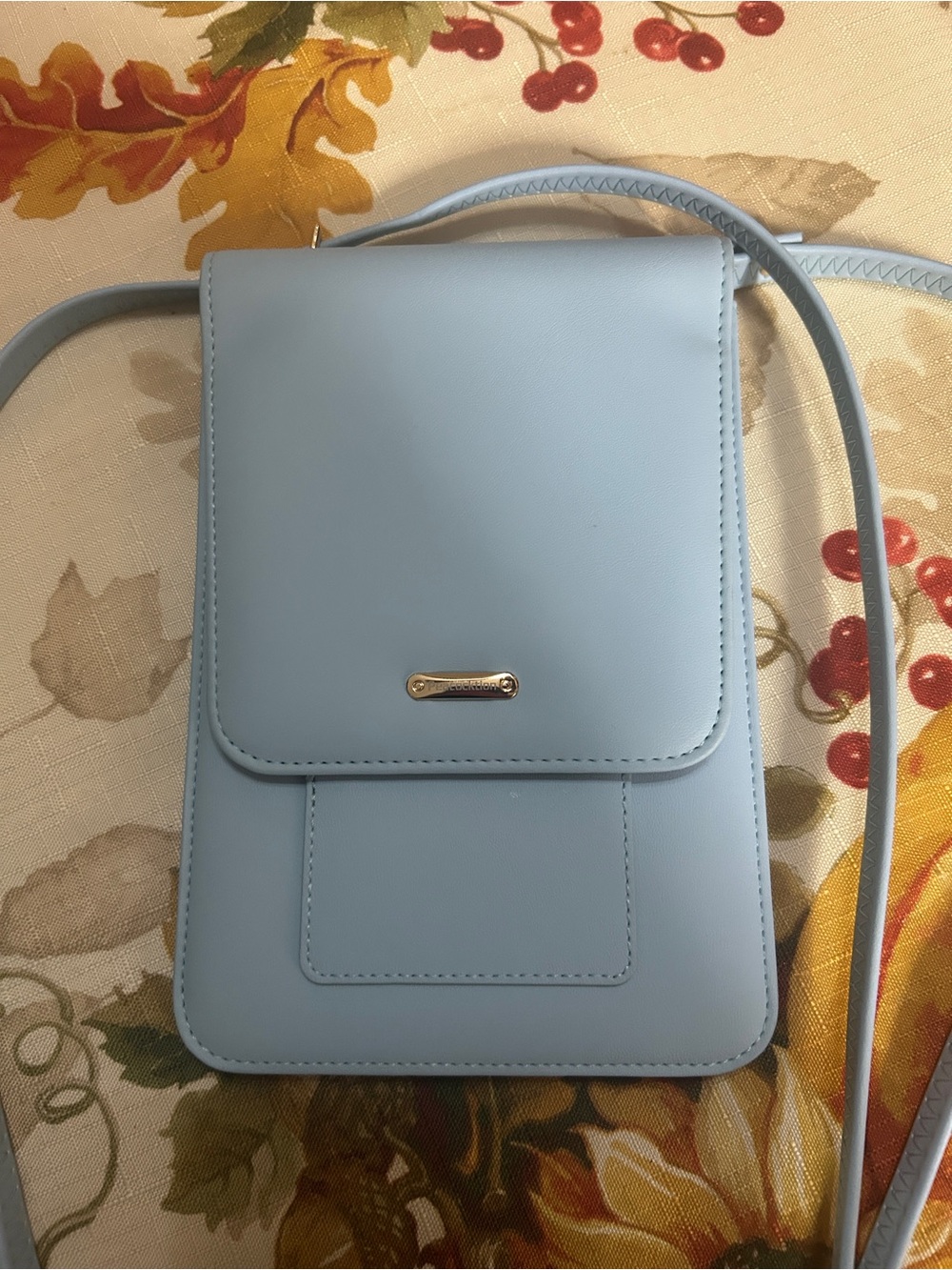 Light Blue Crossbody Phone Bag - Sleek Everyday Carry